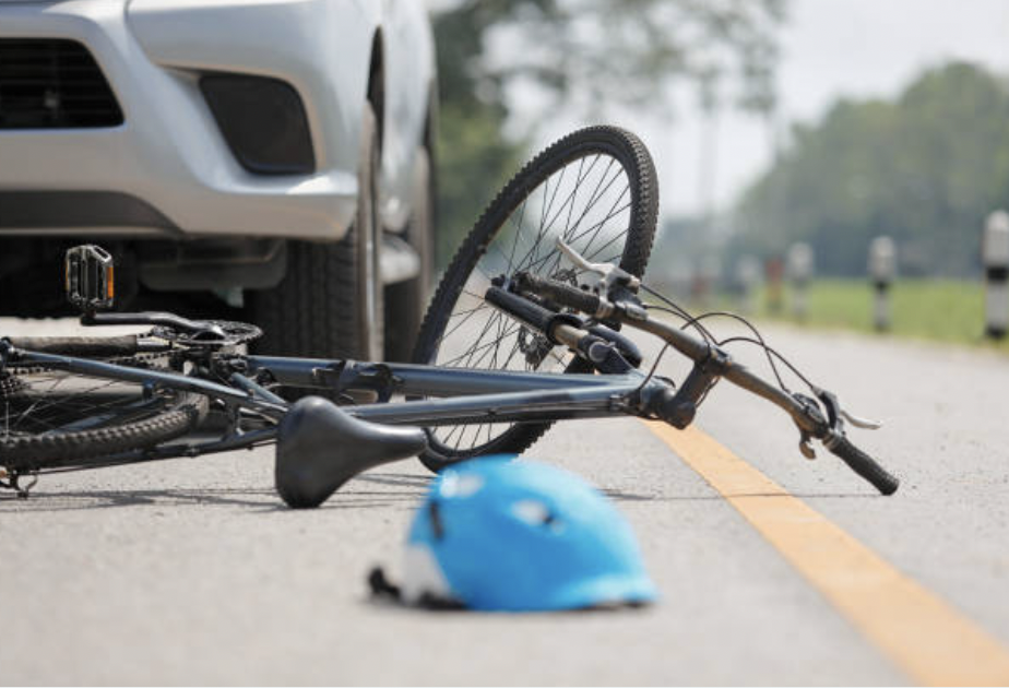 bicycle and car accident