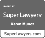 Karen Munoz Super Lawyers Badge